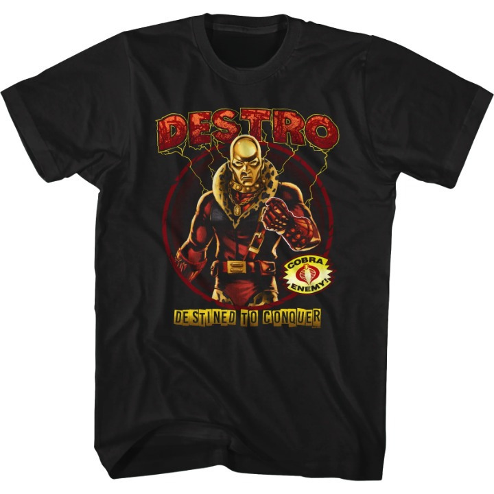 Destro Destined To Conquer Gi Joe Tshirt